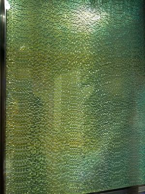 철골과 고체 결정 190X190mm 12 밀리미터 글라스 블럭 벽돌