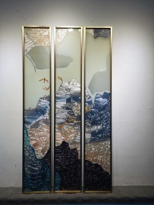 10 밀리미터 도색 유리 패널