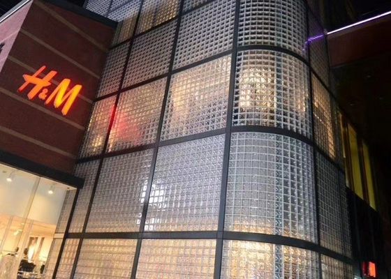 50 밀리미터 글라스 블럭 벽돌