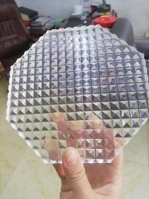 10MM 모래 조각하는 글라스를 분사기로 닦는 표면 질감