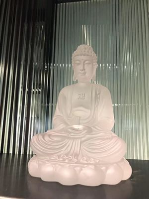 장식적 전통적 조각물 석가모니 리우 Li 글라스 예술