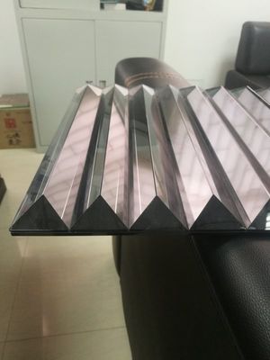 현대 무늬가 있는 아연 반사경 8 밀리미터 오염된 패널 기술