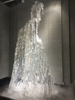 사무실 장식 아티싯크 디바인은 수정 아크릴 유리를 예약했습니다