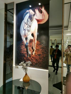 사무실 스퀘어는 10 밀리미터 융합된 유리 기술 패널을 강화했습니다